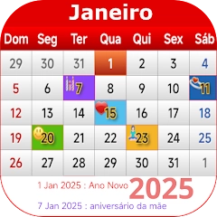 Brasil Calendário 2025